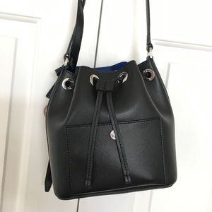 Michael Kors Mini Black Bucket Bag